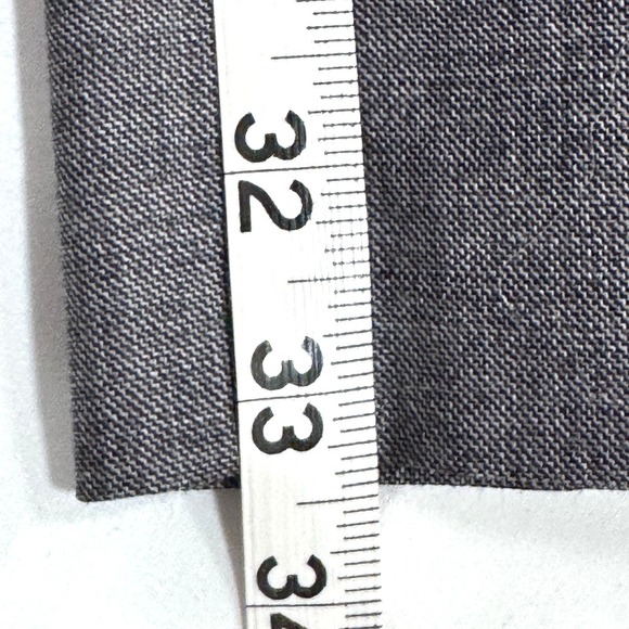 Chaps Wool Dress Pants NWT Men's 36x34 Sut Separates Flat Front Grey Trousers - Picture 13 of 14